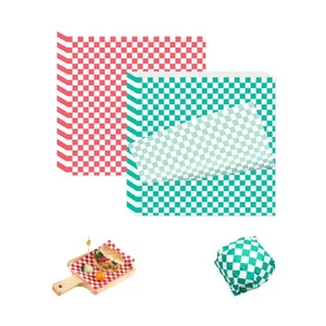 120 Pieces Wax Paper Sheets 12x12 Inch, Sandwich Wrap Paper Food Basket Deli ... - Picture 1 of 7