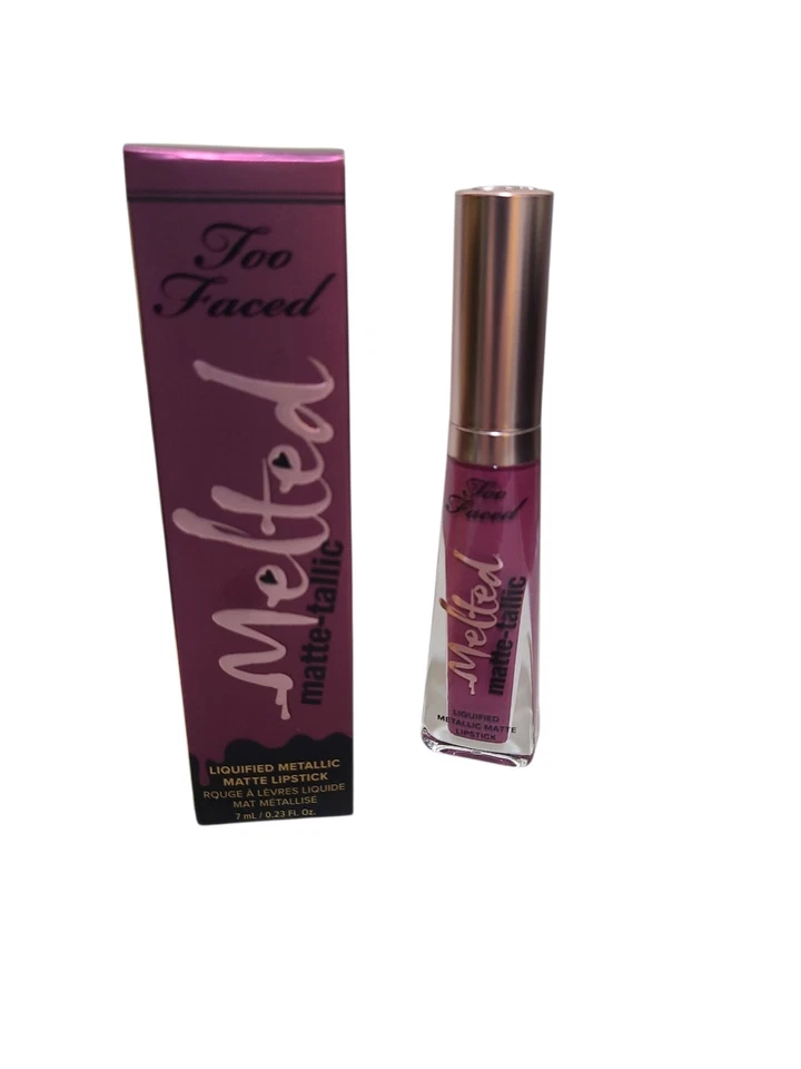 Too Faced Melted Matte-tallic Liquified Lipstick in I Dare You Full Sz