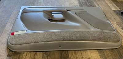 2003 - 2004 GMC Yukon XL1500 Driver LH Left Gray Front Door Trim Panel - Image 1 of 4