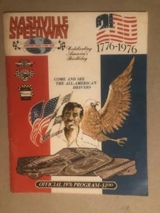 Nashville Speedways 1976 racing program - driver photos records results many ads - Picture 1 of 8