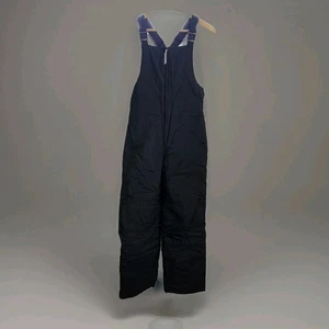 Lands End The Squall Kids Boys Girls Ski Snow Bib SnowPants Pants Size 16 Black - Picture 1 of 19