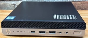 HP EliteDesk 800 G5 Mini Desktop PC i5-9500T 8GB RAM 256GB SSD - Picture 1 of 4