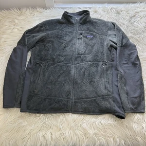 Patagonia Jacket R Series R2 Narwhal Full Zip Fleece Gray Polartec Men’s Size XL - Bild 1 von 11