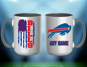 Personalisierter Buffalo Bills 15 Unzen Kaffeebecher - Bild 1 von 1