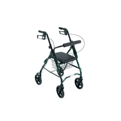 MOVI - WIMED DEAMBULATORE ROLLATOR ROLLY SLIM Wimed Passaggi Stretti cm 50 4 Ruote c/CESTINO