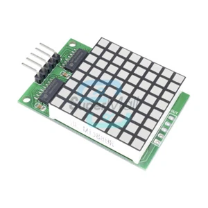 8*8 Matrix Red LED Display Dot 74hc595 Driver Module For MEGA2560 - Bild 1 von 5