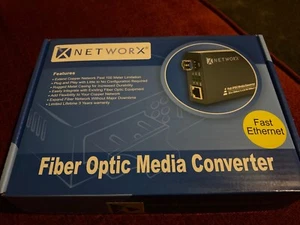 LWL Medienkonverter Multimode Fast Ethernet 10/100Base-Tx auf SC 2Km - Bild 1 von 6