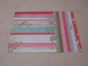 SALE!! 8.5" x 11" RECOLLECTIONS PAPER - ASSORTED MAY/JUNE PRINTS - 8 SHEETS - Picture 1 of 9