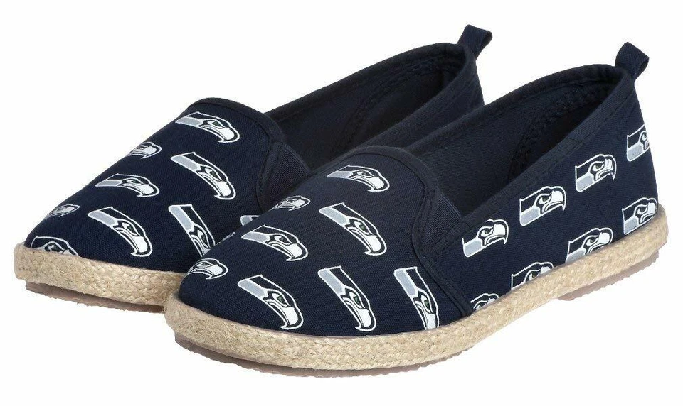 Zapato de lona alpargata para mujer FOCO NFL Seattle Seahawks Foto 1 de 1