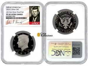 Presale 2025 S Silver Kennedy Half Dollar 50C NGC PF69 Ultra Cameo - Picture 1 of 1