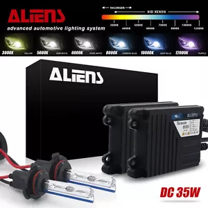 Aliens HID Xenon Headlight Conversion Kit 9005 9006 H1 H3 H4 H13 9005 9006 9007 - Picture 1 of 10