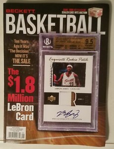 BECKETT BASKETBALL MONTHLY  - LEBRON JAMES - SEPT. 2020