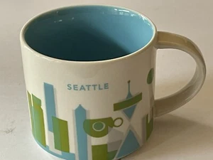 Starbucks Seattle Been There Series Across The Globe Coffee Tea Cup Mug 14oz EUC - Picture 1 of 7