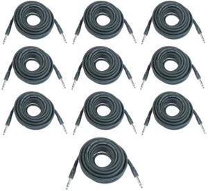 10x Adam Hall K3BVV0600ECO 6 m Stereo 6,3 mm Klinke Kabel Patchkabel symmetrisch - Bild 1 von 4