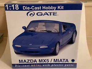 Gate 1:18 Mazda MX-5 Roadster Diecast Model Kit Blue - Picture 1 of 3