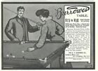 1903 BURROWES POOL & BILLIARD TABLE AD     