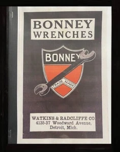 Catalog Fits 1925 Bonney Wrenches Tool No. 26 - Picture 1 of 13