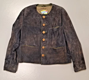 Hochwertige Trachtenjacke Wildleder Gr. 52 Neuwertig von Almrausch - Bild 1 von 5