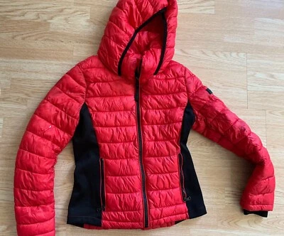 Chaqueta acolchada infantil Calvin Klein Sorona Aura roja talla pequeña Foto 1 de 4