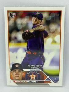 Hunter Brown Rookie Debut 2023 Topps Update Series Baseball # US315 - Picture 1 of 2