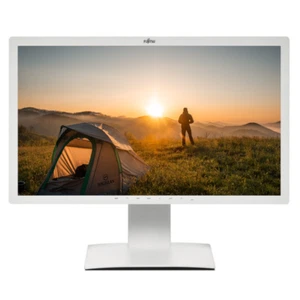 Fujitsu B24T-7 Moniteur LED 24" 1920x1080 DisplayPort DVI Blanc Jauni Produit A - Photo 1/8