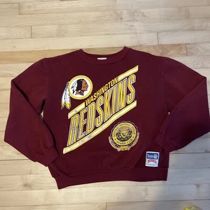 Vintage Washington Redskins Sweatshirt Large Youth Nutmeg Mills Red - Picture 1 of 8