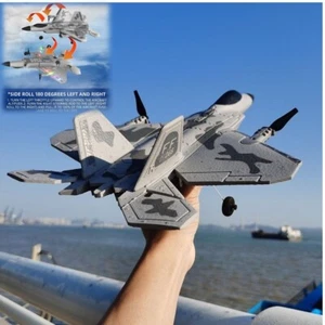 LED Aviation Model Remote Control Aircraft Vertical Crane Fixed Wing Fighter Toy - Picture 1 of 25