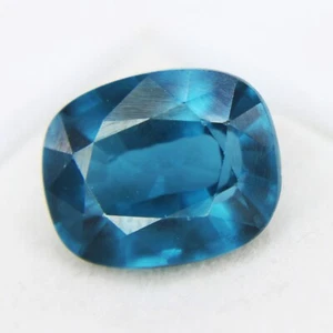 6.10 Ct Cushion Cut Loose Gemstones Certified Blue Lagoon Natural Tourmaline - Picture 1 of 6