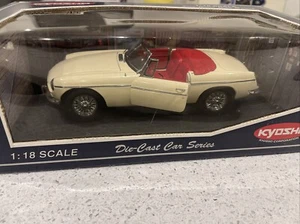 Kyosho 1:18 7017W MG B MK-1 Roadster weiß extrem seltenes Modell - Bild 1 von 8