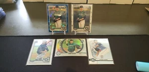 Logan Gilbert 2020 Bowman Lot Sapphire Chrome Sterling Seattle Mariners - Bild 1 von 6