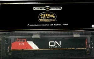 ATLAS HO 1/87 CN CANADIAN NATIONAL DASH 8-40CW RD # 2172 DCC & SOUND FS 10002310 - Picture 1 of 6