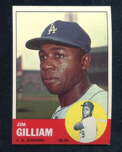 1963 Topps Baseball #80 Jim Gilliam Card - NM #0747 - Picture 1 of 1