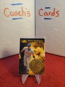 1997 Pinnacle Mint Collection Card & Coin Henry Rodriguez #26 Montreal Expos 