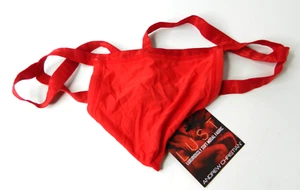 Andrew Christian Lust Mens Thong Jockstrap Red Medium NWT - Picture 1 of 4