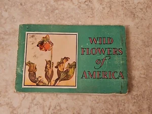 1932 Wild Flowers of America by Jane Harvey Booklet - Whitman Small Flip book - Picture 1 of 7