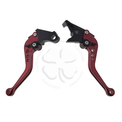 Palancas de embrague de freno CNC Shorty rojas para Honda CBR 600 87-06 F4 F4i mango manual Foto 1 de 4