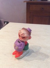 Rarissimo pupazzo Fortunello Oskar Bologna muove la testa vintage da collezione