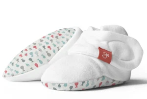 Goumikids Organic Stay-On Baby Booties Infant Shoes, 0-3M Fish Unisex - Picture 1 of 1