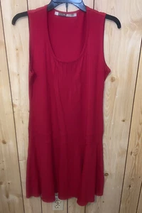 Athleta Women's Size Large Red Tank Dress - Picture 1 of 6