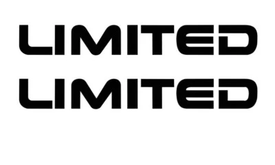 LIMITED Decal Fits: 1993-97 JEEP CHEROKEE XJ 4 Graphic Strpe Door Logo Decal - Image 1 of 4