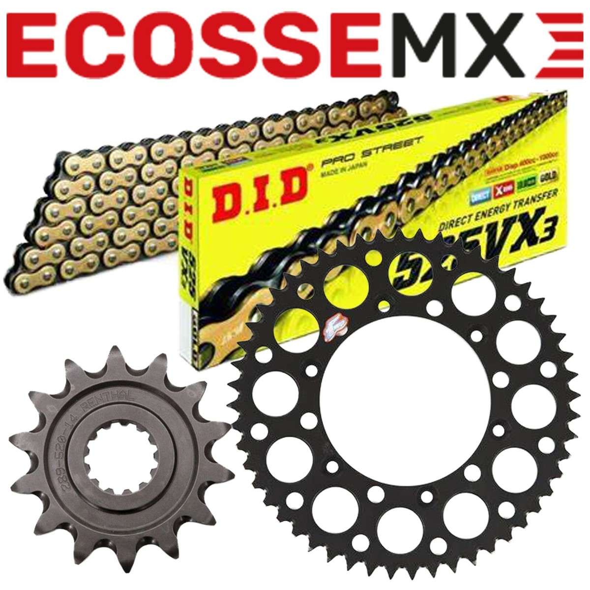 Catena Distribuzione Did Sca 0409a Sv 118 Maglie E Honda Transalp 600