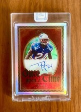 2020 Panini One Ty Law Once Upon A Time On Card Auto 16/25 New England Patriots