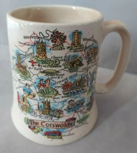 Ceramic patterned ornamental collectors mug. The Cotswolds - Picture 1 of 9