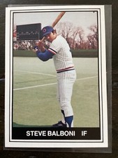 1982 Columbus Clippers TCMA #4 Steve Balboni Manchester New Hampshire NH Card