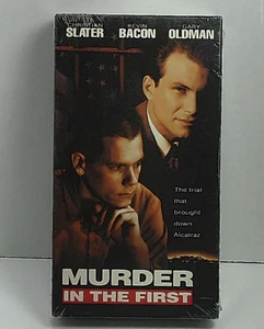 New Murder in the First VHS 1995 Alcatraz Dolby Hi Fi Surround Prisoner Escape - Picture 1 of 2