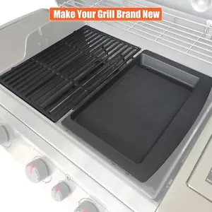 Gusseisen Grillroste & Plancha für Weber Genesis II E-310, II LX E-340/S-340 - Bild 1 von 8