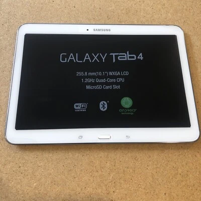 Samsung Galaxy Tab 4 10.1 T530 531 535 LCD Display + Touch Screen White Genuine - Image 1 of 4