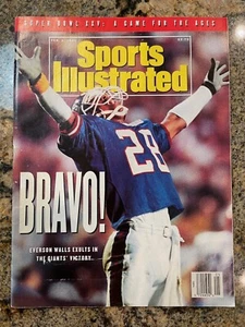 Sports Illustrated Feb 4 1991 Bravo! NY Giants Superbowl Champions sleeved no la - Picture 1 of 1