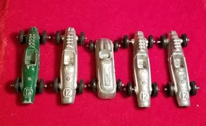 1950s Diecast Metal Mini Tootsietoy Sliver Indy Grand Prix Race Car LOT #12 vtg - Picture 1 of 3