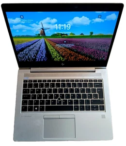 HP Elitebook 735 G5 Ryzen 5 Pro 2500U 2GHz 8GB RAM 256GB 13.3" FHD Laptop 196 - Picture 1 of 8